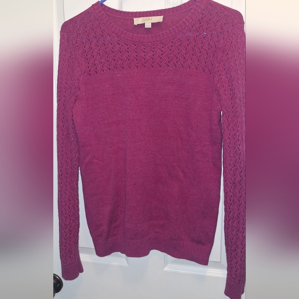 LOFT Cozy Women's Purple Sweater